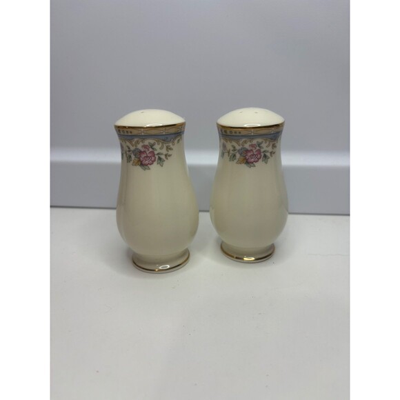 Lenox SOUTHERN Vista Salt & Pepper Set w/Stoppers Vintage Discontinued USA - Picture 1 of 7